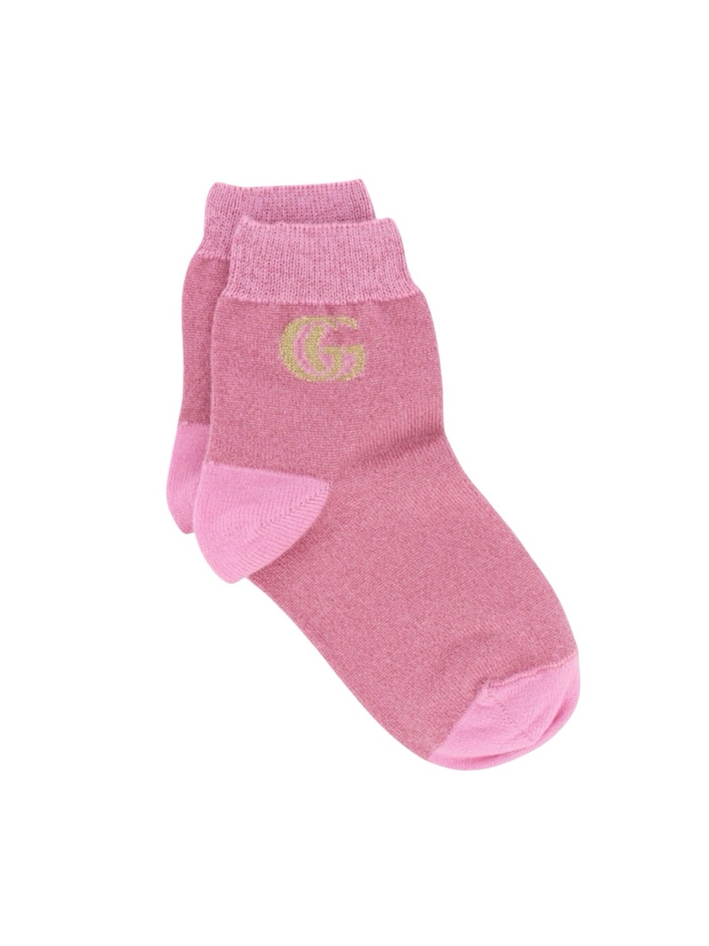Gucci GG Lurex Socks Pink